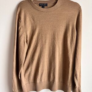 Brooks Brothers Light Brown Crewneck Sweater